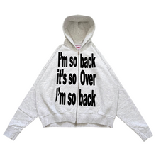 Load image into Gallery viewer, So Back - Double Zip in Heather White
